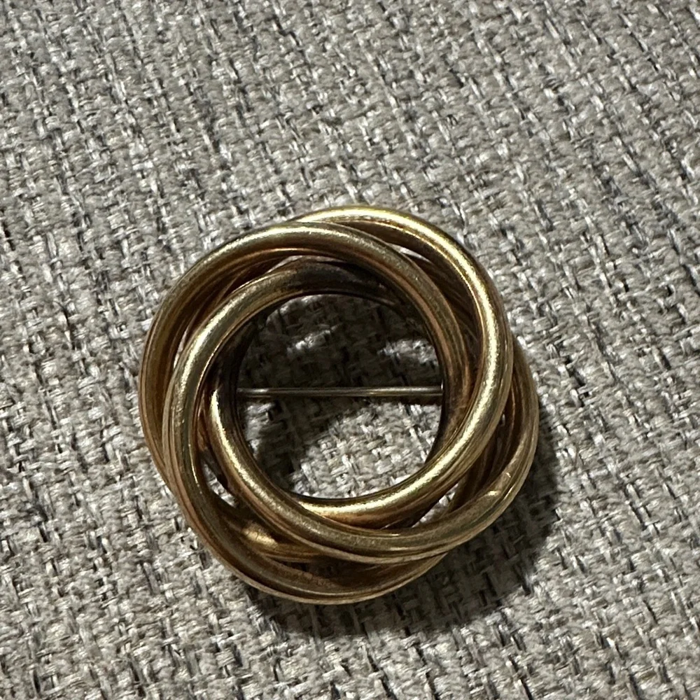 1/20 14k GF VTG Intertwined Brooch